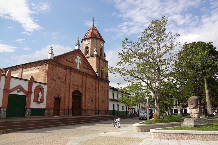 Het kerkje van San Agustín - Colombia